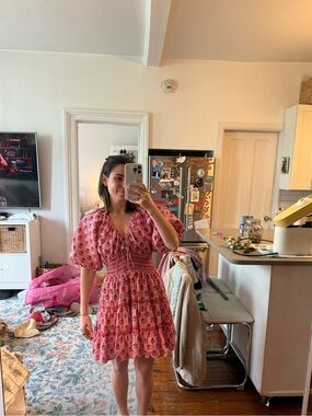 Women's Pink Floral Saylor Dress